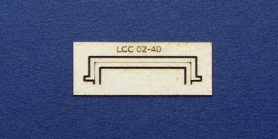 LCC 02-40 OO gauge decoration for single square window type 2